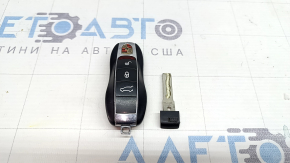 Porsche Macan 15-22 key, 4 buttons, peeling chrome, scratches