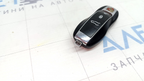Porsche Macan 15-22 key, 4 buttons, peeling chrome, scratches