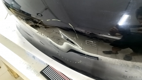 Naked tailgate Porsche Macan 15-18 black A1, with spoiler bracket, dented