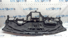 Front dashboard with AIRBAG Porsche Macan 15-18, black leather, rusty pyropatron