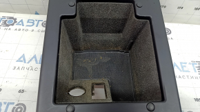Porsche Macan 15-18 center console trim with cup holder and storage compartment, black, scratches, dry cleanable
