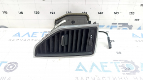 Front panel air vent deflector, central left, Porsche Macan 16-18, without illumination, black with chrome, broken
