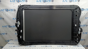 Panorama assembly for Porsche Macan 15-18, black curtain, needs cleaning, scratches
