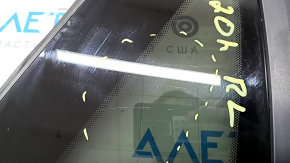 Rear left window, fixed glass, Ford Escape MK4 20-26, tinted, matte black, scratches