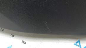 Door trim panel rear right Ford Escape MK4 20-22 black with black plastic insert, armrest black leather, with handle, scratches