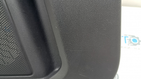 Door trim panel rear right Ford Escape MK4 20-22 black with black plastic insert, armrest black leather, with handle, scratches