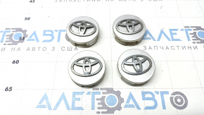 4-piece center cap for Toyota Prius V 12-17 62/59mm disc