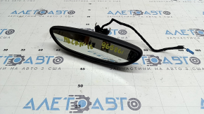 Interior mirror for Porsche Macan 15-19, black, rain sensor, auto-dimming, no eyes, no scratches