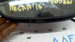 Interior mirror for Porsche Macan 15-19, black, rain sensor, auto-dimming, no eyes, no scratches