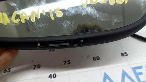 Interior mirror for Porsche Macan 15-19, black, rain sensor, auto-dimming, no eyes, no scratches
