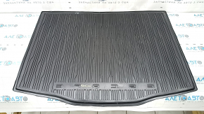 Black rubber trunk mat for Ford Escape MK4 20-26