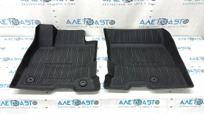 Set of black floor mats for the Ford Escape MK4 20-26 rubber