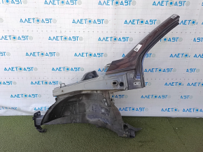 Front left quarter panel for VW Tiguan 09-18, graphite LD7P, sawn off, without threshold