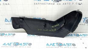 Right side passenger seat trim for Ford Escape MK4 20-26, black, manual, scratches, broken mount