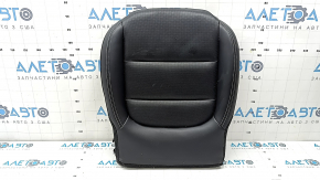 Ford Escape MK4 2020 passenger seat cushion upholstery, black leather with perforation, heated, cleanable
