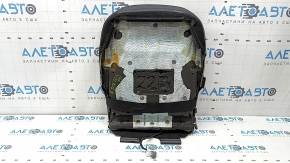 Ford Escape MK4 2020 passenger seat cushion upholstery, black leather with perforation, heated, cleanable