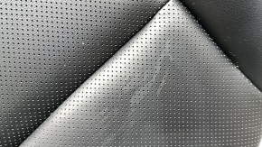 Ford Escape MK4 2020 passenger seat cushion upholstery, black leather with perforation, heated, cleanable