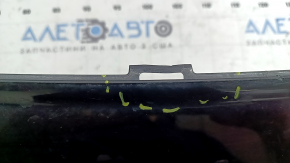 Black rear bumper for Porsche Macan 15-18, with parking sensors and camera, broken mounts, cracked mount, tear, cracked, scratches