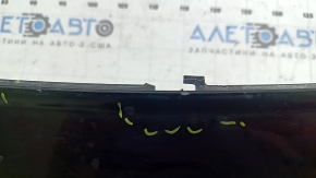 Black rear bumper for Porsche Macan 15-18, with parking sensors and camera, broken mounts, cracked mount, tear, cracked, scratches