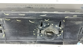Right threshold for Toyota Prius V 12-17 black, broken mount, scratches, torn