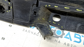 Right threshold for Toyota Prius V 12-17 black, broken mount, scratches, torn