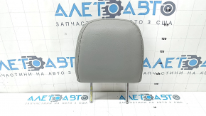 Headrest 2nd row left Toyota Prius V 15-17 leather, gray