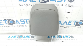 Headrest 2nd row left Toyota Prius V 15-17 leather, gray