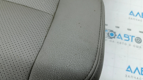 Rear row of seats, 2nd row, left, Toyota Prius V 15-17, gray leather, dry-cleanable, scratches on the back