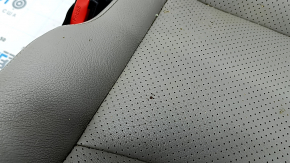Rear row of seats, 2nd row, left, Toyota Prius V 15-17, gray leather, dry-cleanable, scratches on the back