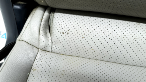 Rear row of seats, 2nd row, left, Toyota Prius V 15-17, gray leather, dry-cleanable, scratches on the back