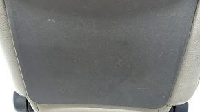 Rear row of seats, 2nd row, left, Toyota Prius V 15-17, gray leather, dry-cleanable, scratches on the back