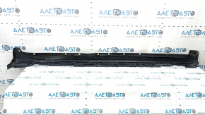 Left side sill for Toyota Prius V 12-17, black, with mudguard, dented, scratches, cracks, broken mount