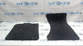 Set of fabric floor mats for the Porsche Macan 15-23, black