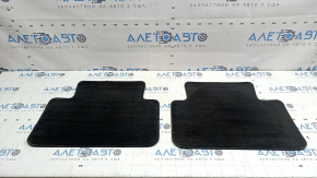 Set of fabric floor mats for the Porsche Macan 15-23, black