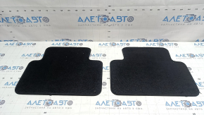 Set of fabric floor mats for the Porsche Macan 15-23, black