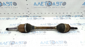 The front left half-shaft of a Chevrolet Volt 16 is rusty.