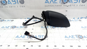 Left side mirror assembly for Audi A4 B9 17-19, 15 pins, turn signal, auto-dimming, memory, BSM, silver, chipped