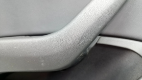Black rear left door panel for Audi A4 B9 17-19, black leather armrest, black leather insert, Bang & Olufsen, with buttons, dry-cleanable, scratches