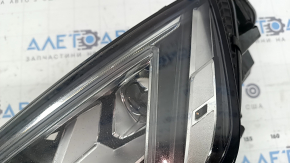 Left front headlight assembly for Audi A4 B9 17-19 Full LED, scratches, chips, needs polishing