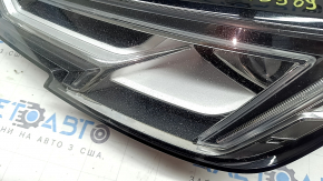 Left front headlight assembly for Audi A4 B9 17-19 Full LED, scratches, chips, needs polishing
