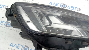 Right front headlight assembly for Audi A4 B9 17-19 Full LED, scratches, chips, needs polishing