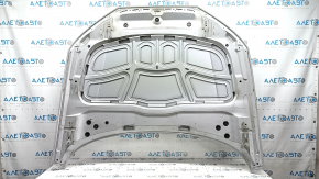 Hood bare Audi A4 B9 17-20 steel, silver LZ7G, corrosion, painted, poke