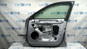 Front right door assembly for Audi A4 B9 17-18, silver LZ7G, keyless, painted 0.15