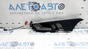 Audi A4 B9 17-25 front left inner door handle with backlight, with trim, cracked mount