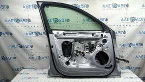 Front left door assembly for Audi A4 B9 17-18 silver LZ7G, keyless, butt, painted 0.15
