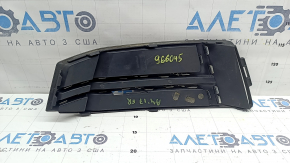 Right front bumper grille for Audi A4 B9 17-17 s-line, without radar, light chrome, chips