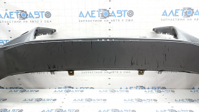 Bare front bumper for Audi A4 B9 17-19 S-Line without washers, for 4 parking sensors, without tow hook plug, silver, chips, scratches, broken mount