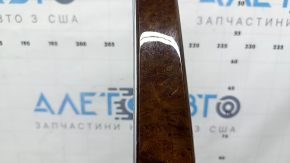 Set of interior trims for Audi A4 B9 17-19 in brown wood, quattro, scratches