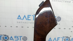 Set of interior trims for Audi A4 B9 17-19 in brown wood, quattro, scratches