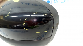 Left side mirror assembly for Ford Escape MK4 20-26, 7 pins, heated, BSM, black, without mirror element, scratches